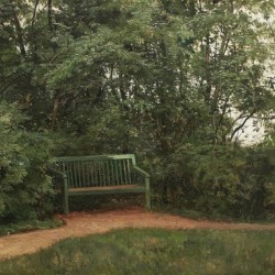 Bench in the mall